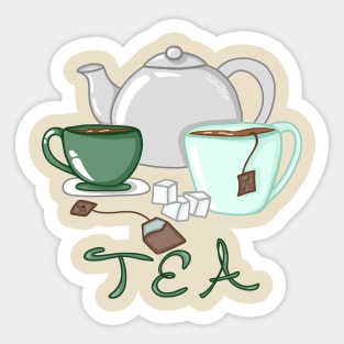 Tea Lover Sticker